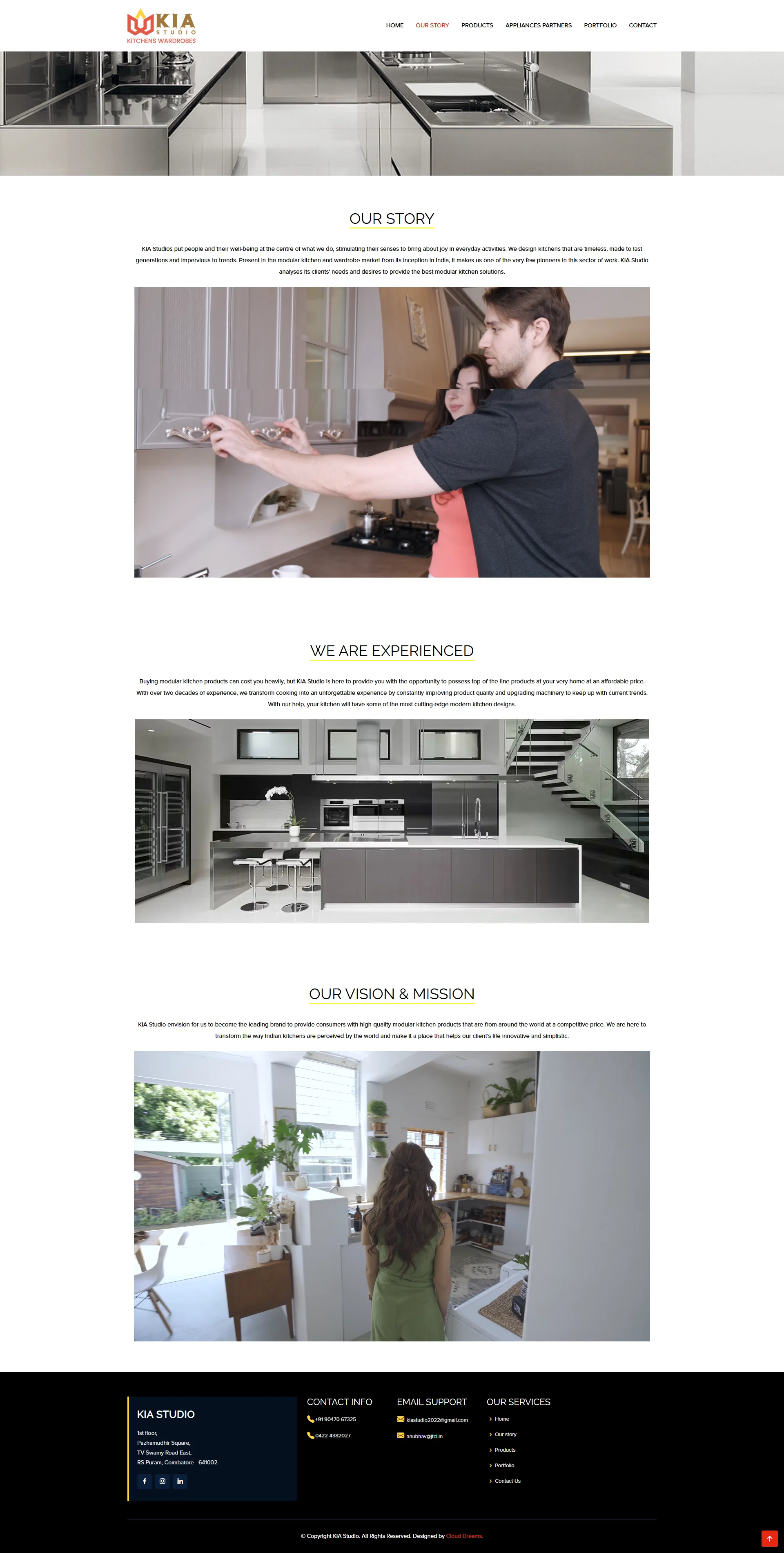 Kia Studio brand website