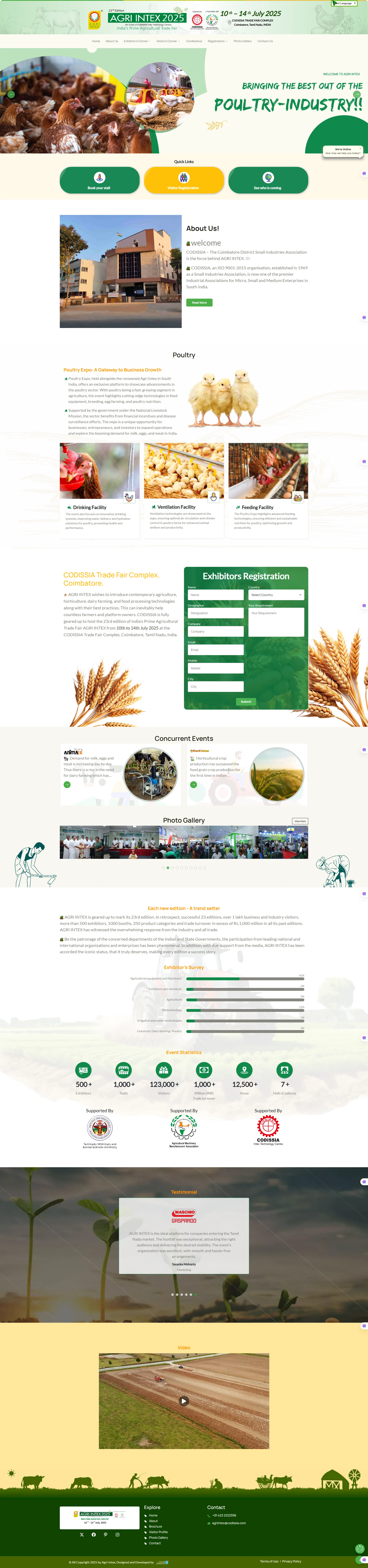 Agriintex website interface