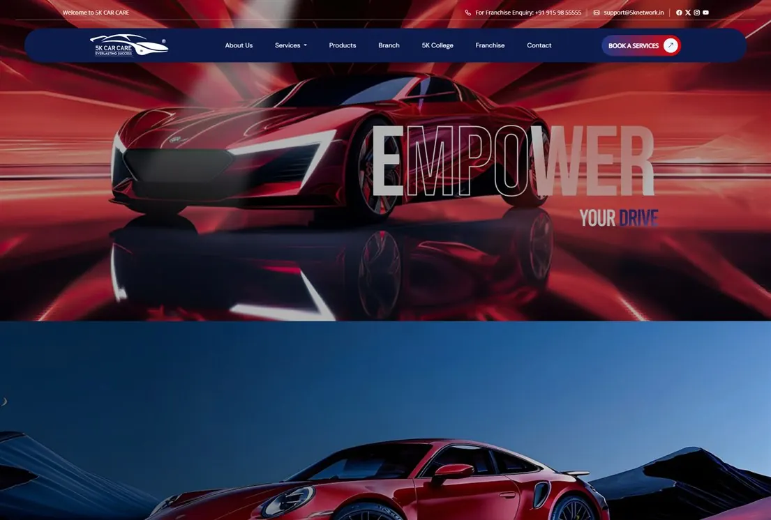 New 5K Car Care website
